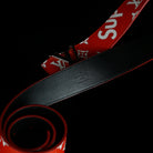 Louis Vuitton-Belt-Monogram canvas & calf leather strap Silver buckle with shiny finishing Iconic LV Initiales buckle-fabriqe.com
