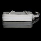 Louis Vuitton-Clutch-WT-9.06 x 4.53 x 1.57 inches ( length x height x width ) L 21.3 x H 12 x W 4.8 cm/ L 8.4 x H 4.7 x W 1.9 inches Powder White Taurillon Monogram Cowhide leather Textile lining Tone-on-tone hardware Matte-effect resin chain Removable st