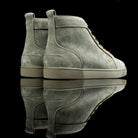 Christian Louboutin-Louis Flat high-Product Code: 3161213 Colour: Poivre Vert/Khaki Discontinued Material: Suede/Velour-fabriqe.com
