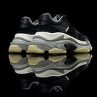 Balenciaga-Triple S-Pre Order Duration (3-5 Working Days) Black/Brown 2018 Release Material: Leather, Suede, Nylon Mens Balenciaga Triple S Panelled Sneakers Black and Brown is the new 2018 launch for the sneaker freaks. Crafted in leather, suede and nylo