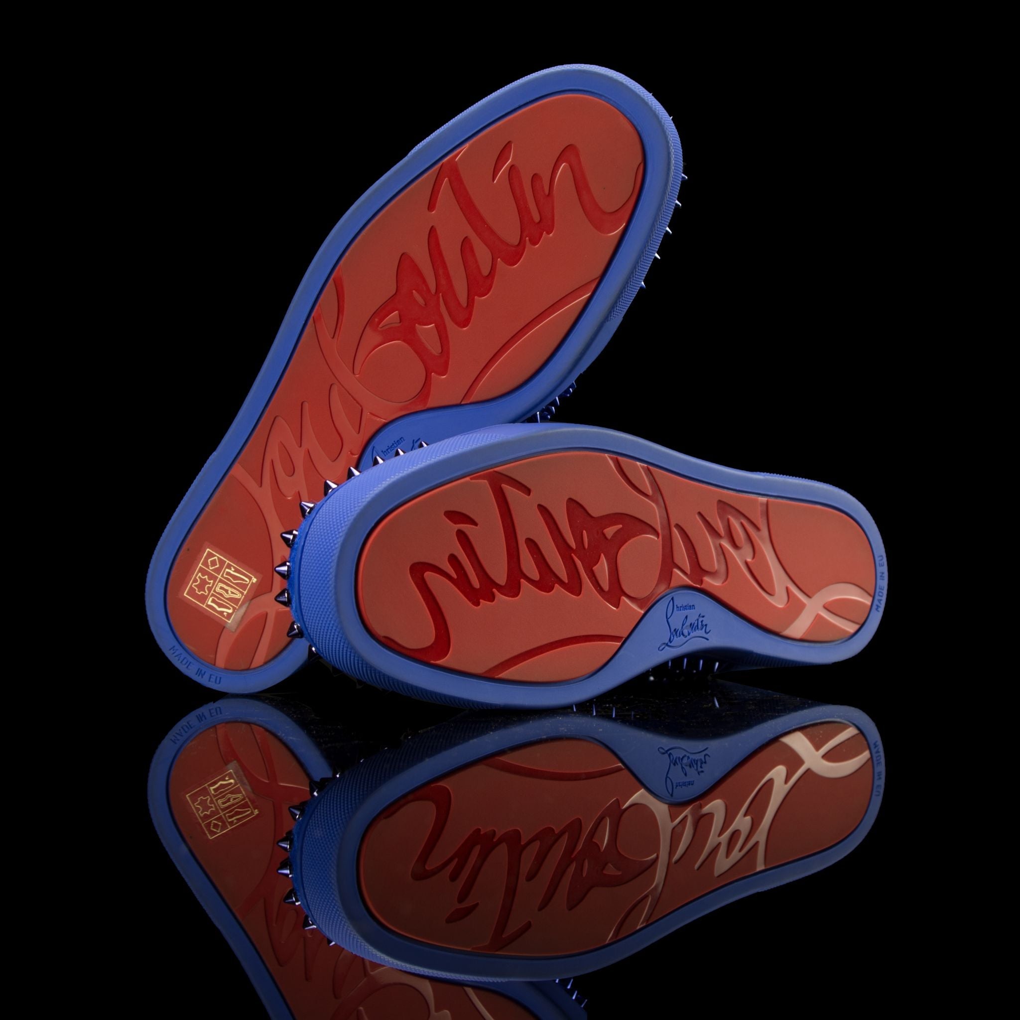 Christian Louboutin-Louis Flat-Product Code: Colour: Blue Azzuro Discontinued Material: Suede-fabriqe.com
