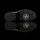 Chanel-CC Sneakers-Pre Order Duration (3-5 Working Days) CC Logo on side Black Rubber Sole 2018 Release Limited Stock Chanel CCs crafted in mixed fabric sports CC branding on the side. Nylon at vamp, leather touch at back and suede line finish grabs the s