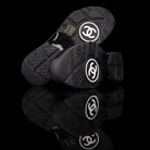 Chanel-CC Sneakers-Pre Order Duration (3-5 Working Days) CC Logo on side Black Reflective 3m pipping and back Black Release: 2019 Limited Release Suede Nylon 3m-fabriqe.com