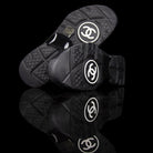 Chanel-CC Sneakers-Pre Order Duration (3-5 Working Days) CC Logo on side Black, Navy, Silver, Grey Release: 2019 Limited Release Lambskin & Velour-fabriqe.com