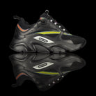 Dior Homme-B22 Sneakers-Black technical knit and black calfskin Black cotton laces Black nylon lining Black nylon pull tab Iridescent Strip, black rubber sole, textured "Dior Homme" logo "Welded" construction Christian Dior launched B22 Sneakers textured 