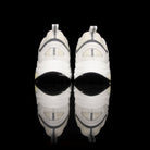 Dior Homme-B22 Sneakers-White technical knit and white calfskin Reflective Material on toe White cotton laces White nylon lining Black nylon pull tab Black rubber sole, textured “Dior Homme” logo “Welded” construction-fabriqe.com