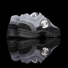Chanel-CC Sneakers-Pre Order Duration (3-5 Working Days) CC Logo on side Grey Black Suede. Rubber Sole 2019 Release Limited Stock-fabriqe.com