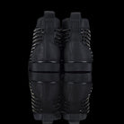 Christian Louboutin-Louis Flat High Spikes-Product Code: 1170699 Colour: Black 2017 Release, Discontinued Material: Canvas, Metal Spikes, Rubber Sole Mens Christian Louboutin Louis Flat Moire Patent Spikes constructed in Black Moire feature sleek looking 