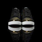 Christian Louboutin-Product: Colour: Black/Gold Exclusive to one store in Europe only Material: Suede, Leather, Patent, Rubber Sole Christian Louboutin Louisogo Louis Flat Spec is on offer this season. From the single store exclusive and patented, the lou