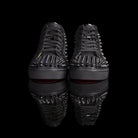 Christian Louboutin-Louis Orlato Flat Spikes-Colour: Black 2018 Release Material: Metal Spikes, Patent back, Suede trimming. Metal Spikes Discontinued-fabriqe.com