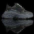 Balenciaga-Triple S-Product Code: 512176 W09O1 1000 Colour: Noir – Black Limited Stock Material: Nubuck, Mesh, Rubber Sole-fabriqe.com