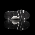 Dior Homme-B22 Sneakers-White technical knit and white calfskin Reflective Material on toe White cotton laces White nylon lining Black nylon pull tab Black rubber sole, textured “Dior Homme” logo “Welded” construction-fabriqe.com